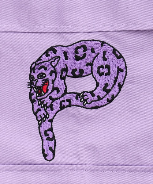 PUNYUS(プニュズ)の「【NEW SIZE】パンサー刺繍ワイドカーゴパンツ(カーゴパンツ・レディース・ブラック/ピンク/レッド/パープル・2/1/5/4/3)」の8枚目の写真
