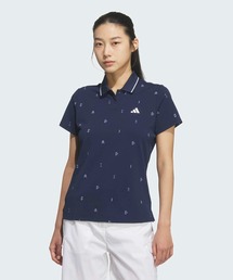 クライマクール モノグラム 半袖シャツ【adidas Golf/アディダスゴルフ】