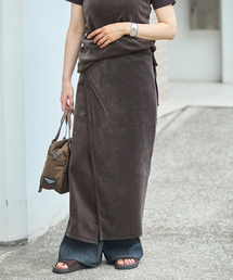 JOURNAL STANDARD（ジャーナルスタンダード）の「MULTI MATCH メッシュベロアラップスカート（スカート）」