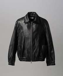 MAISON SPECIAL（メゾンスペシャル）の「《UNISEX》Sheep Leather Prime-Over Single Collard Blouson/シープレザープライムオーバーシングルカラーブルゾン【MAISON SPECIAL/メゾンスペシャル】（ブルゾン）」