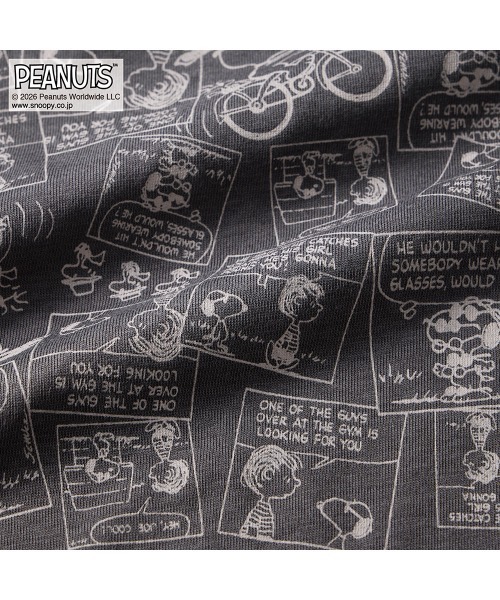 PEANUTS(ピーナッツ)の「綿混素材のユニセックスルームパンツ 「スヌーピー」(その他パンツ・レディース・チャコール/ミント・S/M/L/LL)」の15枚目の写真