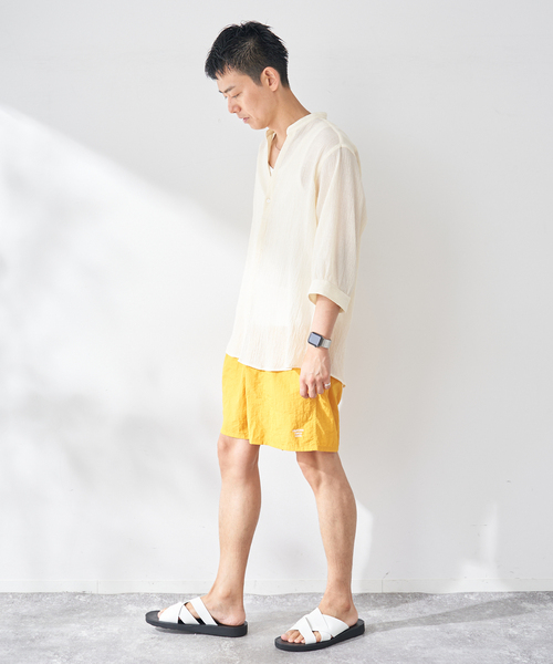 B.C STOCK(ベーセーストック)の「CRH ソリッドショートパンツ(その他パンツ・メンズ・ブルー系その他/ブルー/ブラック/ベージュ/イエロー・MEDIUM/LARGE)」の15枚目の写真
