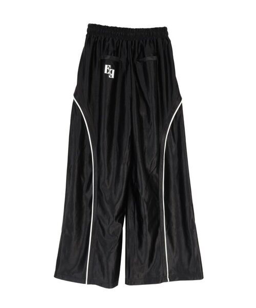 :ETHROF(イーサオブ)の「PIPING LINE SLIT SATIN PANTS(その他パンツ・レディース・シルバー/ブラック・MEDIUM)」の11枚目の写真