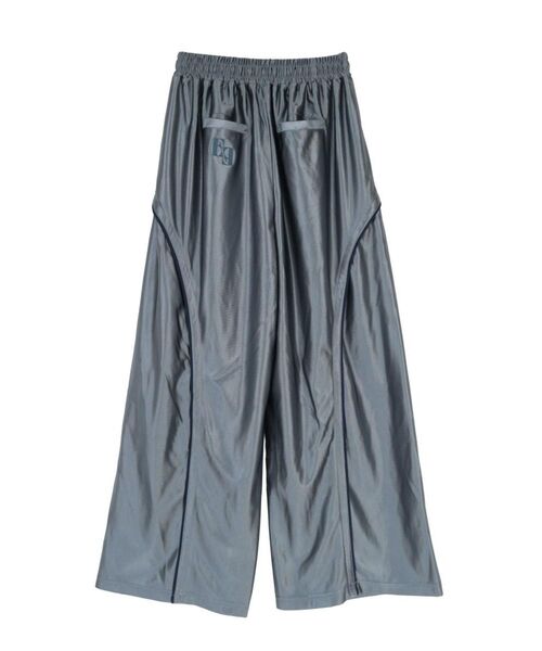 :ETHROF(イーサオブ)の「PIPING LINE SLIT SATIN PANTS(その他パンツ・レディース・シルバー/ブラック・MEDIUM)」の12枚目の写真
