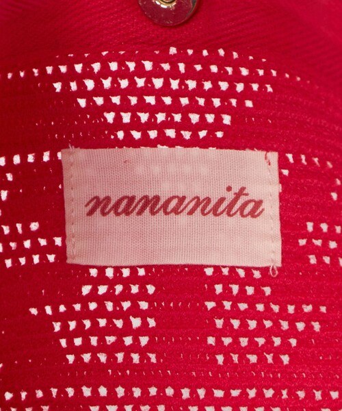 Nananita(ナナニータ)の「<Nananita>クロシェ バッグ(ショルダーバッグ・レディース・ダークブラウン/レッド・FREE)」の13枚目の写真