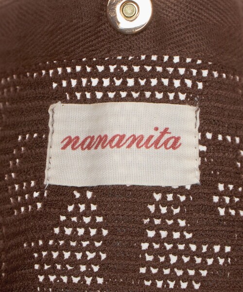 Nananita(ナナニータ)の「<Nananita>クロシェ バッグ(ショルダーバッグ・レディース・ダークブラウン/レッド・FREE)」の19枚目の写真