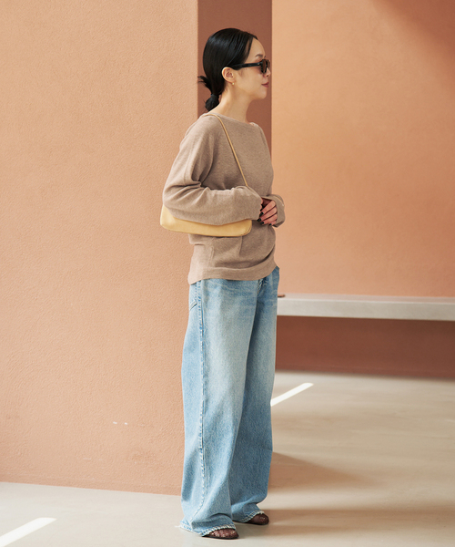 plage(プラージュ)の「《追加》Off shoulder slit ニット 4(ニット/セーター・レディース・グレー/ベージュ/レッド/ホワイト・FREE)」の14枚目の写真