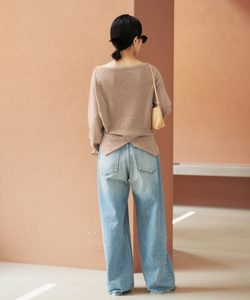 plage(プラージュ)の「《追加》Off shoulder slit ニット 4(ニット/セーター・レディース・グレー/ベージュ/レッド/ホワイト・FREE)」の15枚目の写真