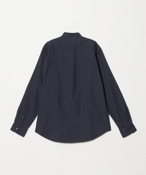 green label relaxing(グリーンレーベルリラクシング)の「ナチュラル フィット ビエラバンドカラー 長袖 シャツ(シャツ/ブラウス・メンズ・モカ/グレー系/オリーブ/ネイビー・M/XL/S/L/XS)」の16枚目の写真