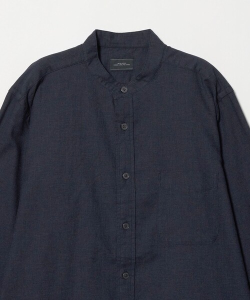 green label relaxing(グリーンレーベルリラクシング)の「ナチュラル フィット ビエラバンドカラー 長袖 シャツ(シャツ/ブラウス・メンズ・モカ/グレー系/オリーブ/ネイビー・M/XL/S/L/XS)」の17枚目の写真