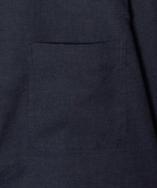 green label relaxing(グリーンレーベルリラクシング)の「ナチュラル フィット ビエラバンドカラー 長袖 シャツ(シャツ/ブラウス・メンズ・モカ/グレー系/オリーブ/ネイビー・M/XL/S/L/XS)」の20枚目の写真