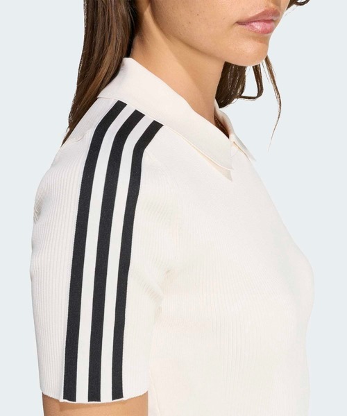 adidas(アディダス)の「テックリブ カリ Tシャツ / アディダスオリジナルス adidas Originals(Tシャツ/カットソー・レディース・ホワイト・MEDIUM/LARGE/XX-LARGE/X-LARGE/SMALL)」の4枚目の写真