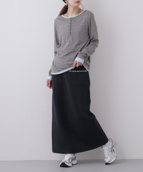 FUNALIVE(ファンアライブ)の「fm clothing スカート(スカート・レディース・グレー・FREE)」の8枚目の写真