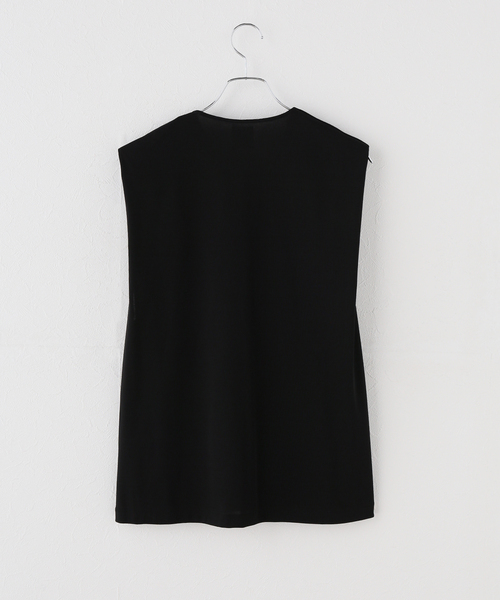 IENA(イエナ)の「GGG/ジージージー STRUCTED SHOULDER N SLEEVE カットソー 02-01-1956(Tシャツ/カットソー・レディース・ブラック/ホワイト・FREE)」の3枚目の写真
