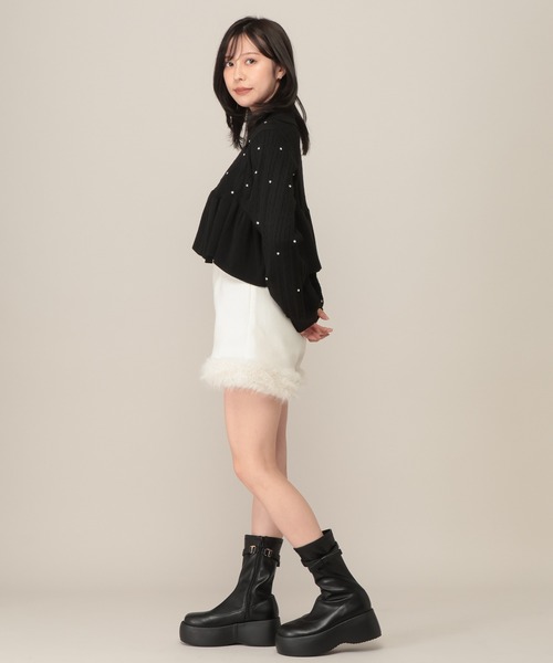 Heather(ヘザー)の「ファー付きコンパクトタイトショートパンツ 1077796(その他パンツ・レディース・ブラウン系その他/アイボリー/ブラック・S/M)」の15枚目の写真