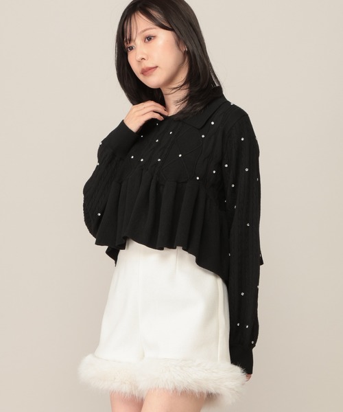 Heather(ヘザー)の「ファー付きコンパクトタイトショートパンツ 1077796(その他パンツ・レディース・ブラウン系その他/アイボリー/ブラック・S/M)」の18枚目の写真