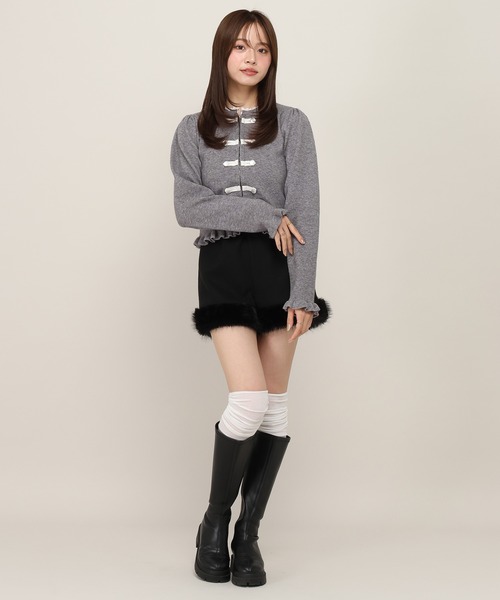 Heather(ヘザー)の「ファー付きコンパクトタイトショートパンツ 1077796(その他パンツ・レディース・ブラウン系その他/アイボリー/ブラック・S/M)」の5枚目の写真