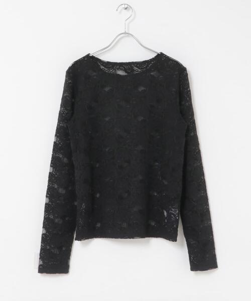 ITEMS URBANRESEARCH(アイテムズ アーバンリサーチ)の「起毛レースプルオーバー(Tシャツ/カットソー・レディース・ブラック/オフホワイト・FREE)」の17枚目の写真