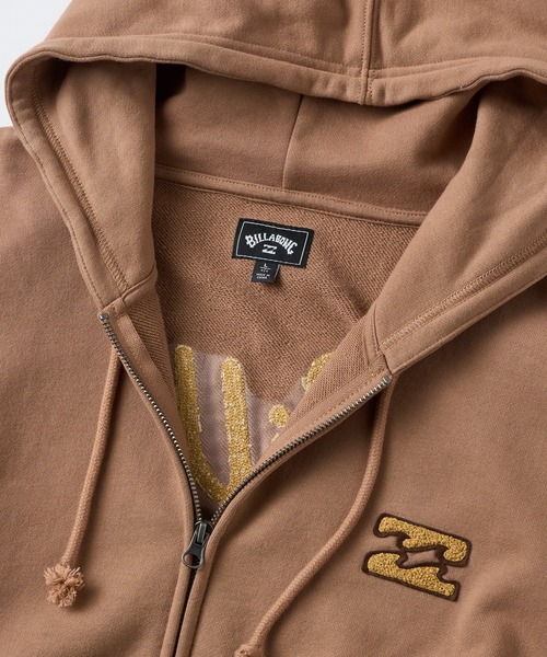 BILLABONG(ビラボン)の「BILLABONG メンズ BB NEON パーカー 【2026年秋冬モデル】/ビラボンバックプリントジップアップフーディー(パーカー・メンズ・クリーム/ブラック系その他/ブラウン系その他・MEDIUM/LARGE/X-LARGE)」の4枚目の写真