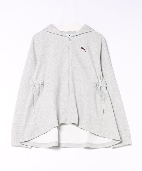 PUMA（プーマ）の「《PUMA》ESS ELEVATED MX FZ HD（パーカー・レディース・ライトグレー/ブラック・XL/L/M/S）」の2枚目の写真