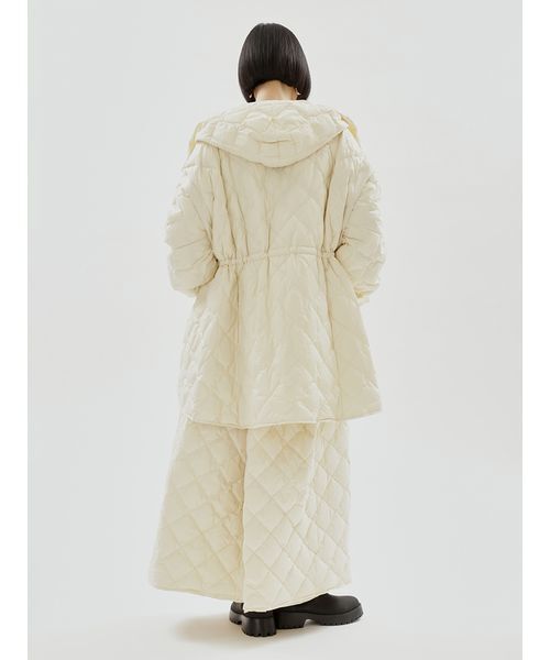 emmi(エミ)の「【emmi×TAION】Aラインキルティングスカート(スカート・レディース・ブラウン/アイボリー/ブラック・1/0)」の13枚目の写真
