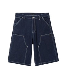 DOUBLE KNEE DENIM SHORT PANTS