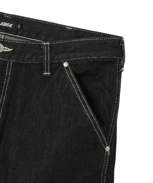 XLARGE(エクストララージ)の「DOUBLE KNEE DENIM SHORT PANTS(デニムパンツ・メンズ・インディゴブルー/ブラック・36inch/32inch/34inch/30inch)」の8枚目の写真