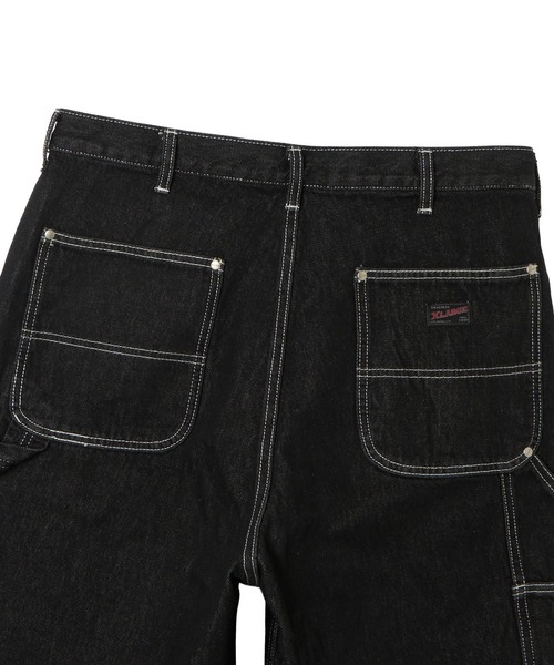 XLARGE(エクストララージ)の「DOUBLE KNEE DENIM SHORT PANTS(デニムパンツ・メンズ・インディゴブルー/ブラック・36inch/32inch/34inch/30inch)」の9枚目の写真