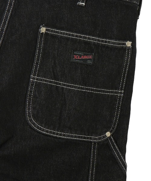 XLARGE(エクストララージ)の「DOUBLE KNEE DENIM SHORT PANTS(デニムパンツ・メンズ・インディゴブルー/ブラック・36inch/32inch/34inch/30inch)」の10枚目の写真
