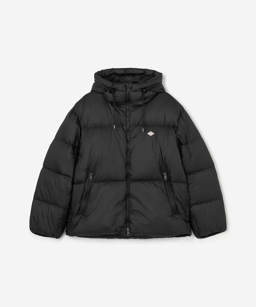 DANTON（ダントン）の「DANTON | ナイロンリップストップ ダウンフードジャケット MEN（ダウンジャケット/コート・メンズ・ブラック/ブラウン・M/L）」の12枚目の写真