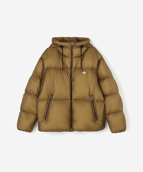 DANTON（ダントン）の「DANTON | ナイロンリップストップ ダウンフードジャケット MEN（ダウンジャケット/コート・メンズ・ブラック/ブラウン・M/L）」の21枚目の写真