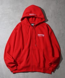 THRASHER（スラッシャー）の「【THRASHER/スラッシャー】ワンポイント刺繍 裏起毛 ジップアップパーカー（パーカー）」