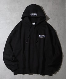 THRASHER（スラッシャー）の「【THRASHER/スラッシャー】ワンポイント刺繍 裏起毛 ジップアップパーカー（パーカー）」