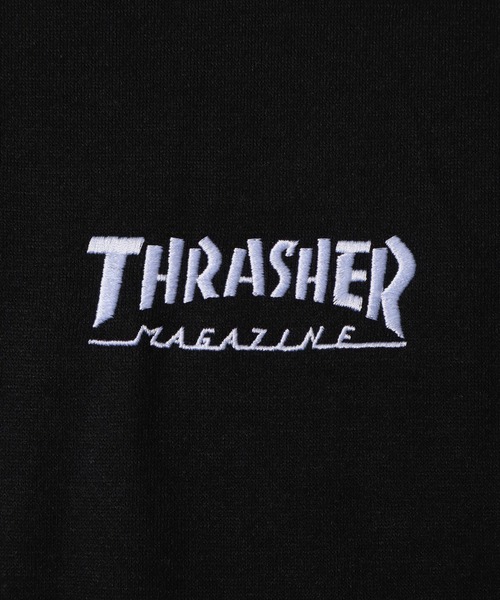 THRASHER(スラッシャー)の「【THRASHER/スラッシャー】ワンポイント刺繍 裏起毛 ジップアップパーカー(パーカー・メンズ・チャコールグレー/ブラック/ダークグリーン/グレー/レッド/カーキ/ブルー・L/XL/M)」の20枚目の写真