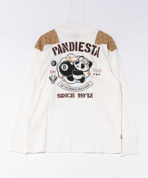 PANDIESTA(パンディエスタ)の「8ボールパンダミリタリーロンT(M2)(Tシャツ/カットソー・メンズ・ホワイト/ブラック/カーキ・XXL/L/XL/M)」の4枚目の写真