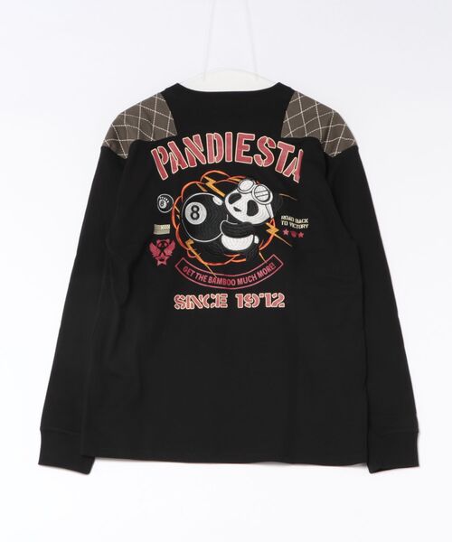 PANDIESTA(パンディエスタ)の「8ボールパンダミリタリーロンT(M2)(Tシャツ/カットソー・メンズ・ホワイト/ブラック/カーキ・XXL/L/XL/M)」の5枚目の写真