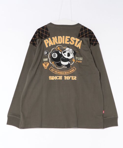 PANDIESTA(パンディエスタ)の「8ボールパンダミリタリーロンT(M2)(Tシャツ/カットソー・メンズ・ホワイト/ブラック/カーキ・XXL/L/XL/M)」の6枚目の写真