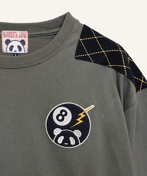 PANDIESTA(パンディエスタ)の「8ボールパンダミリタリーロンT(M2)(Tシャツ/カットソー・メンズ・ホワイト/ブラック/カーキ・XXL/L/XL/M)」の10枚目の写真