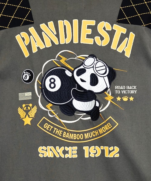 PANDIESTA(パンディエスタ)の「8ボールパンダミリタリーロンT(M2)(Tシャツ/カットソー・メンズ・ホワイト/ブラック/カーキ・XXL/L/XL/M)」の13枚目の写真