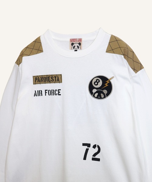 PANDIESTA(パンディエスタ)の「8ボールパンダミリタリーロンT(M2)(Tシャツ/カットソー・メンズ・ホワイト/ブラック/カーキ・XXL/L/XL/M)」の15枚目の写真