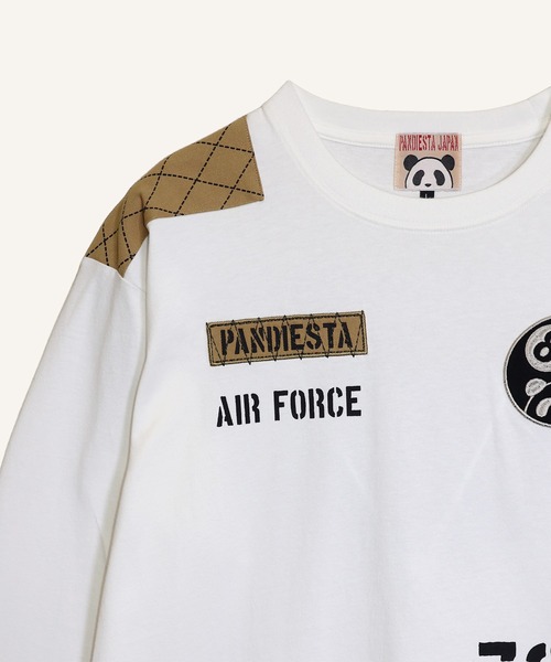 PANDIESTA(パンディエスタ)の「8ボールパンダミリタリーロンT(M2)(Tシャツ/カットソー・メンズ・ホワイト/ブラック/カーキ・XXL/L/XL/M)」の16枚目の写真
