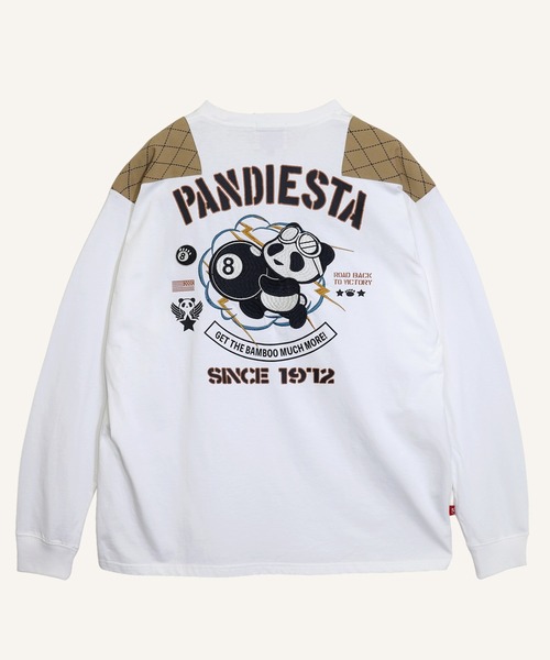 PANDIESTA(パンディエスタ)の「8ボールパンダミリタリーロンT(M2)(Tシャツ/カットソー・メンズ・ホワイト/ブラック/カーキ・XXL/L/XL/M)」の17枚目の写真