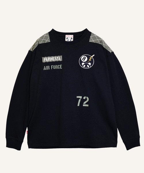 PANDIESTA(パンディエスタ)の「8ボールパンダミリタリーロンT(M2)(Tシャツ/カットソー・メンズ・ホワイト/ブラック/カーキ・XXL/L/XL/M)」の20枚目の写真