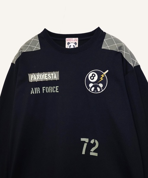 PANDIESTA(パンディエスタ)の「8ボールパンダミリタリーロンT(M2)(Tシャツ/カットソー・メンズ・ホワイト/ブラック/カーキ・XXL/L/XL/M)」の21枚目の写真