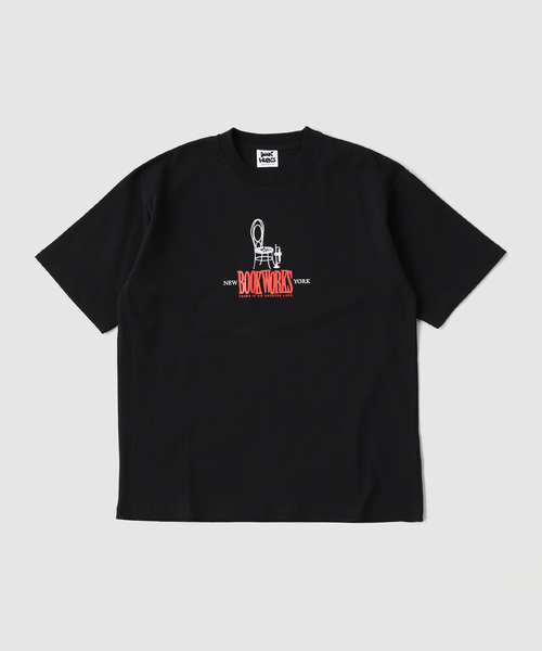 WISM(ウィズム)の「BOOK WORKS / ブックワークス BOOK WORKS T-SHIRT(Tシャツ/カットソー・メンズ・ブラック・LARGE/MEDIUM)」の2枚目の写真