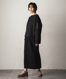 ダンボールワークポケット付きスカートセットアップ