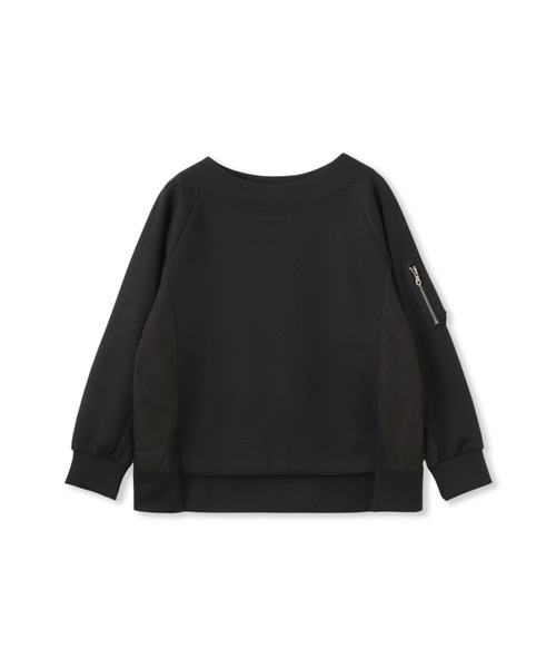 MAYSON GREY(メイソングレイ)の「ダンボールワークポケット付きスカートセットアップ(ワンピース・レディース・ブラック・M)」の2枚目の写真