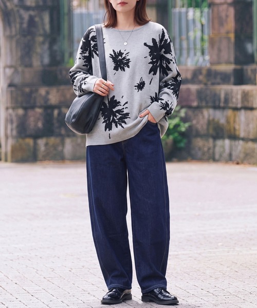 SELECT LEVERY(セレクトリベリー)の「こなれソフトカーブデニムパンツ(デニムパンツ・レディース・ブラック/グレー/ブルー/ワンウォッシュ・SMALL/MEDIUM/LARGE/X-LARGE)」の15枚目の写真