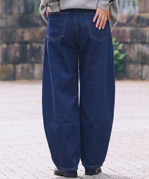 SELECT LEVERY(セレクトリベリー)の「こなれソフトカーブデニムパンツ(デニムパンツ・レディース・ブラック/グレー/ブルー/ワンウォッシュ・SMALL/MEDIUM/LARGE/X-LARGE)」の17枚目の写真