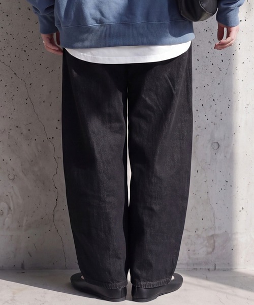 SELECT LEVERY(セレクトリベリー)の「こなれソフトカーブデニムパンツ(デニムパンツ・レディース・ブラック/グレー/ブルー/ワンウォッシュ・SMALL/MEDIUM/LARGE/X-LARGE)」の22枚目の写真